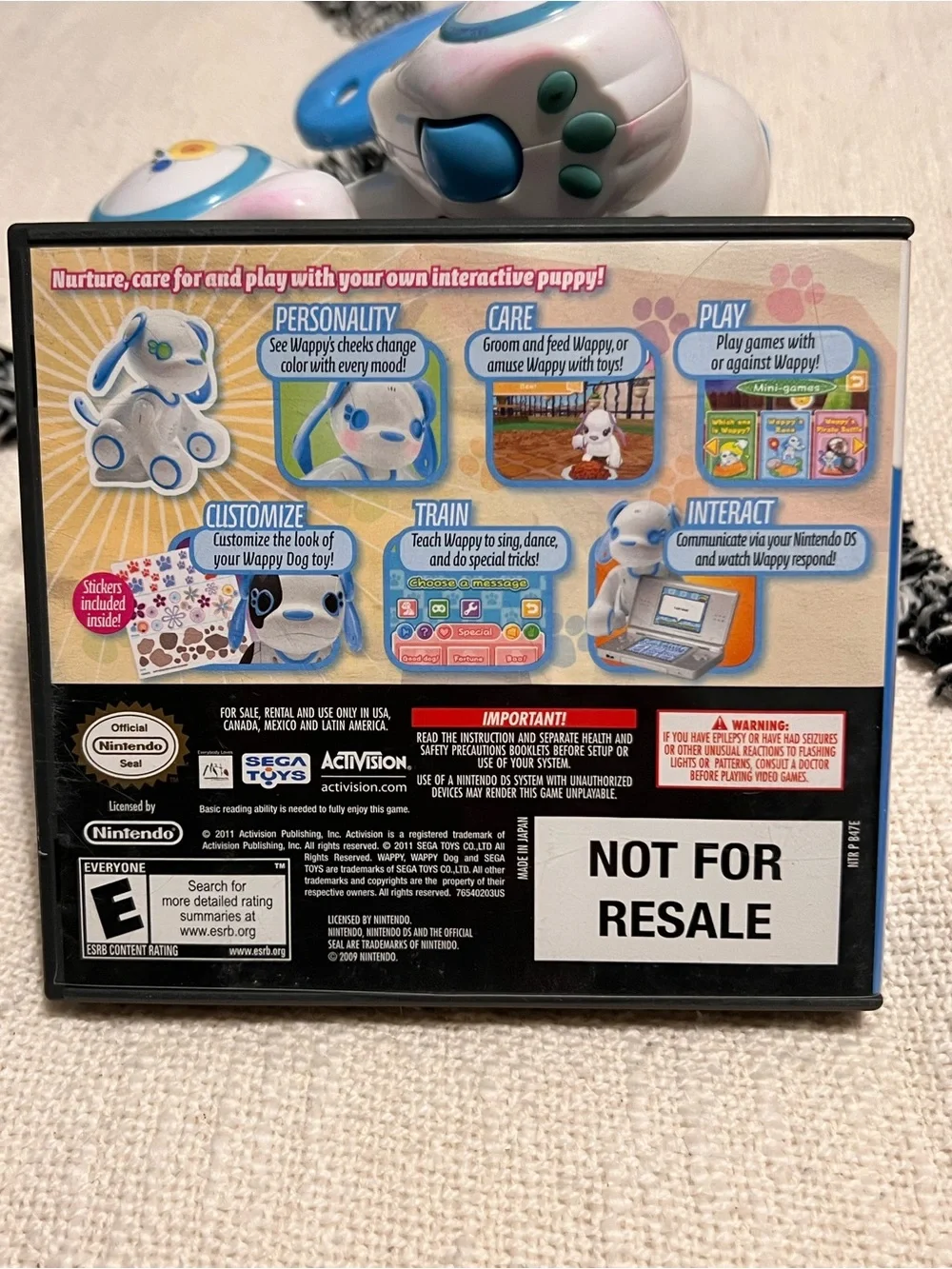 Nintendo DS wappydog Interactive Puppy